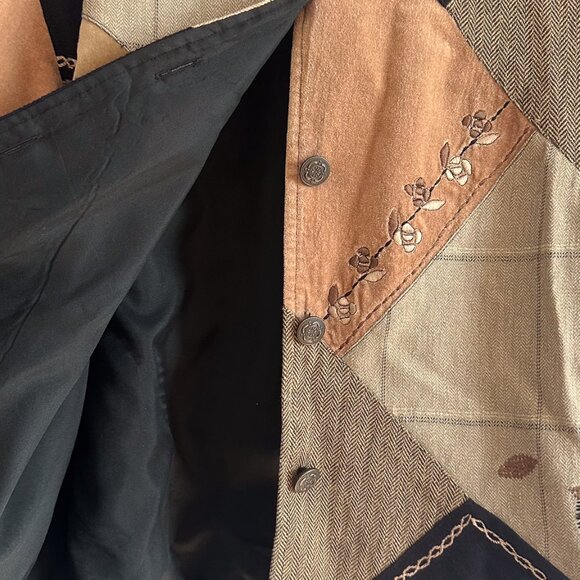 Vintage blocked light weight jacket - Picture 3 of 5